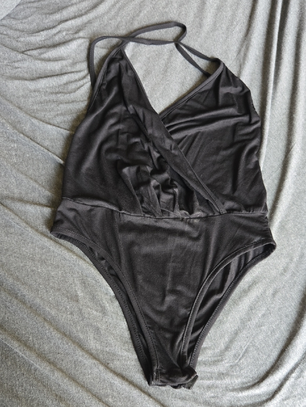 SHEIN Black Lightweight Body Suit